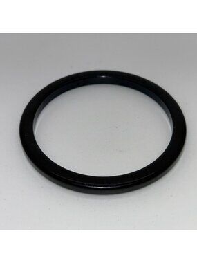 Vintage Art Deco Black Bakelite Bangle Bracelet Spacer Stacker Retro 1930s-1940s